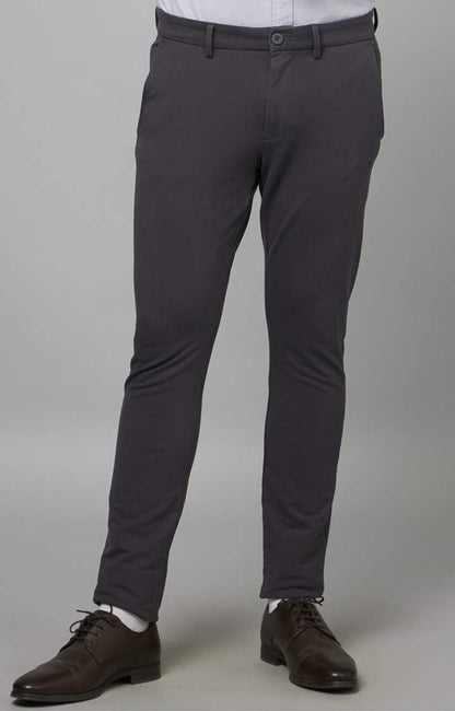 Grey Slim Fit Trousers