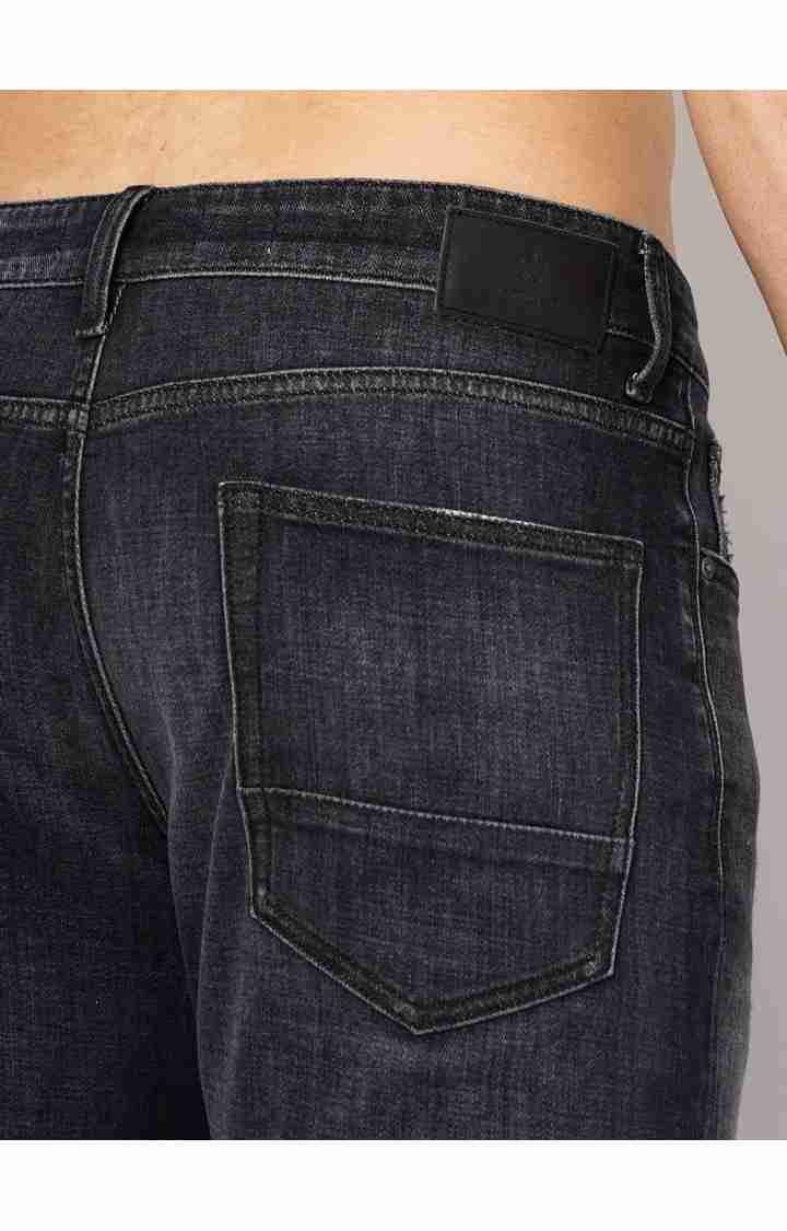 Black Straight Slim Fit Soft Touch Jeans