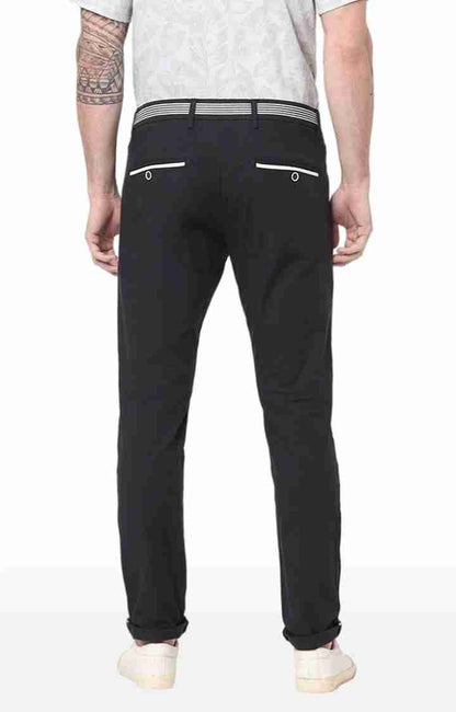 Black Regular Fit Trousers