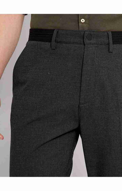 Grey Slim Fit Trousers