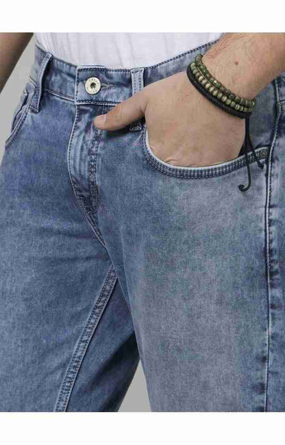 Blue Skinny Ankle Length Jeans