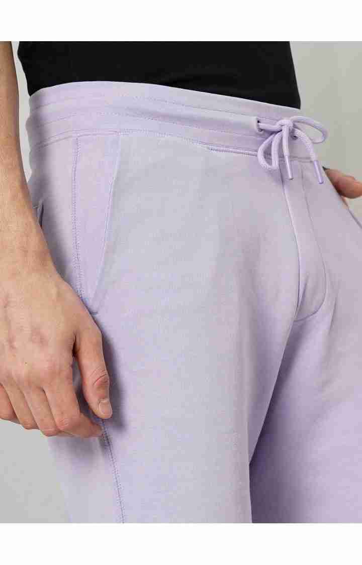 Purple Regular Fit Shorts