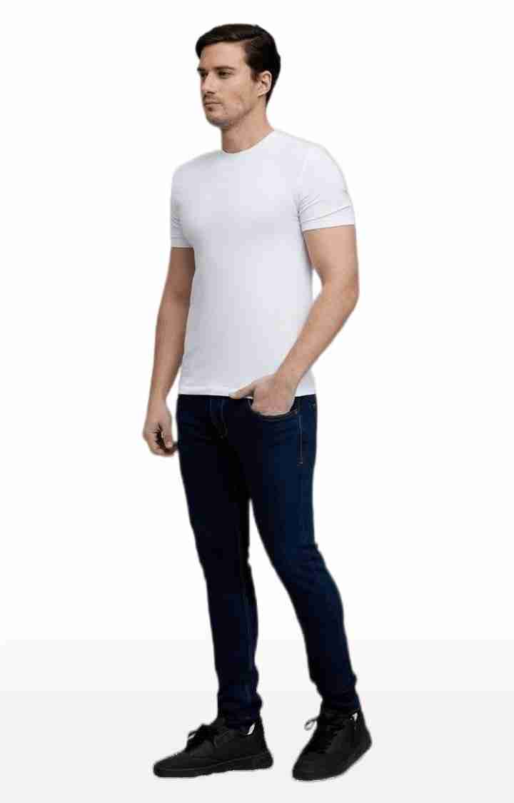 Navy Blue Skinny Fit Jeans