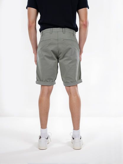 Celio* Cotton Regular Fit Green Bermuda