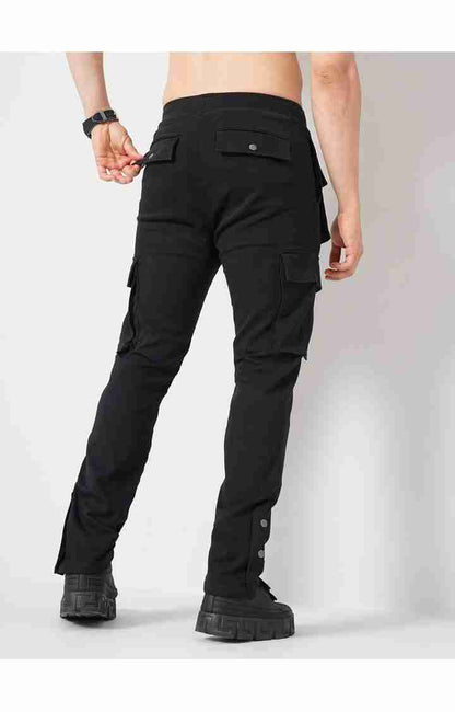 Black Regular Fit Trousers