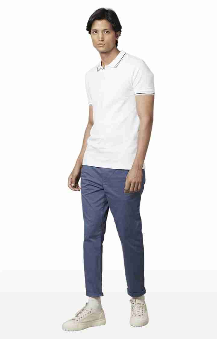 Blue Relaxed Fit Trousers