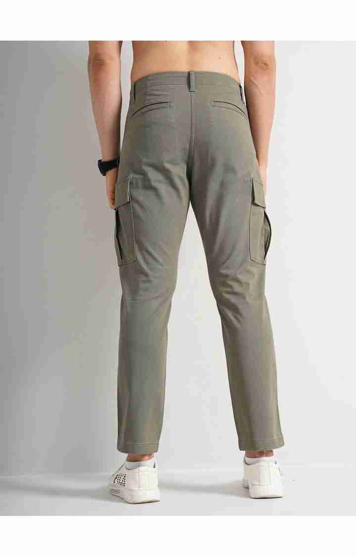 Olive Regular Fit Trousers