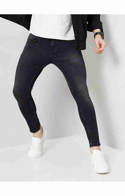 Black Skinny Ankle Length Jeans