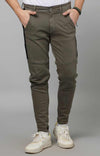 Celio* Cotton-Blend Skinny Fit Olive Jean