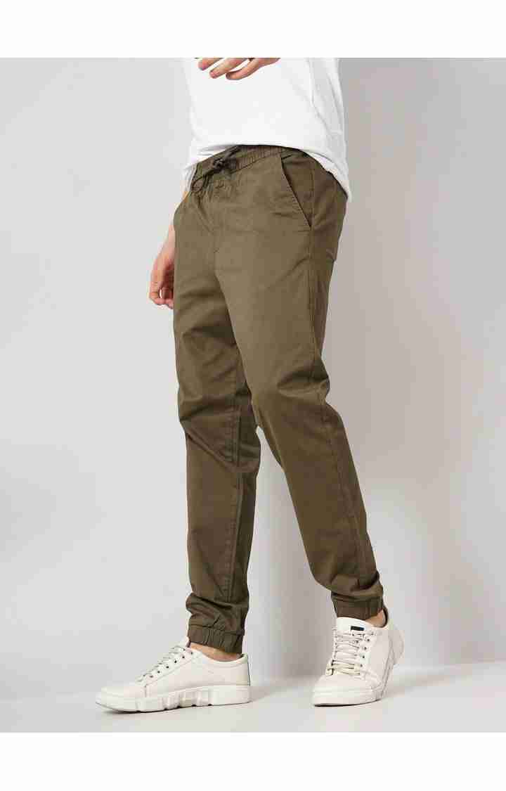 Brown Slim Fit Trousers