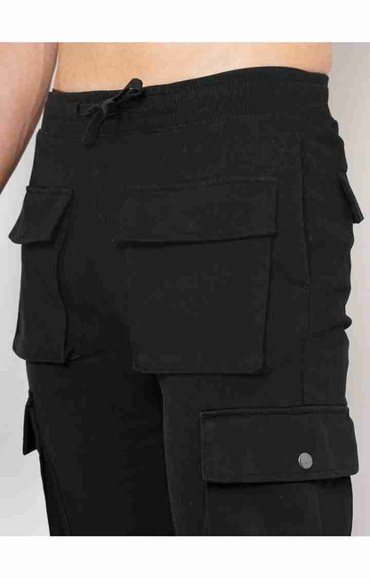 Black Regular Fit Trousers