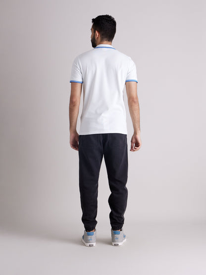 Celio* Men Black Solid Jogger Fit Cotton-Blend Jeans