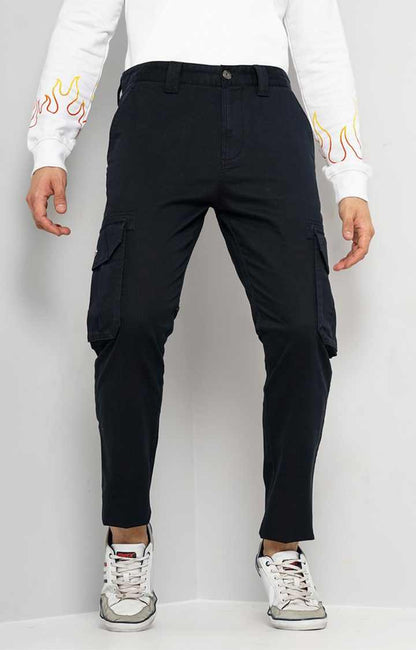 Black Regular Fit Trousers