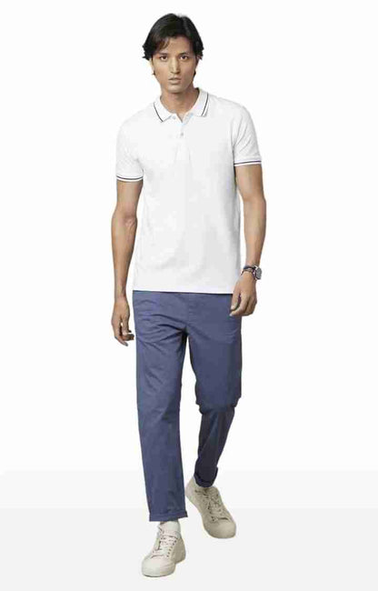 Blue Relaxed Fit Trousers