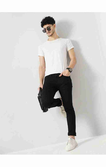 Black Slim Fit Stay Dark Jeans