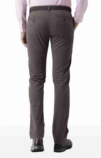 Brown Regular Fit Trousers