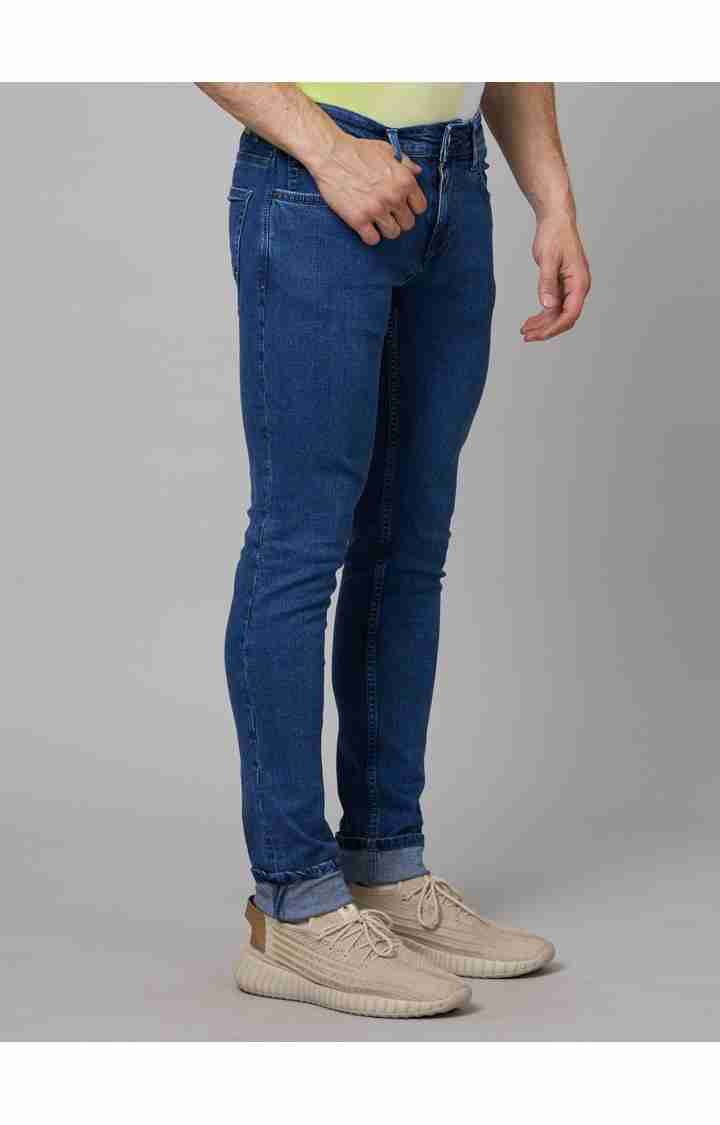 Navy Blue Skinny Fit Jeans