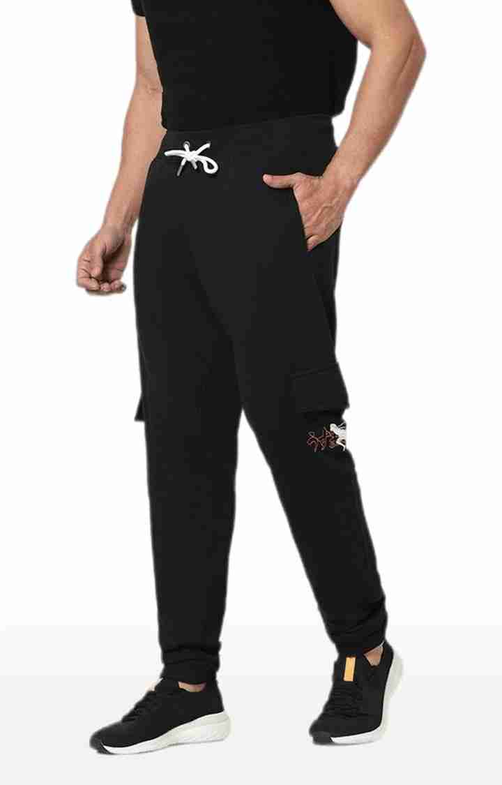 Naruto - Black Printed Regular Fit Trousers