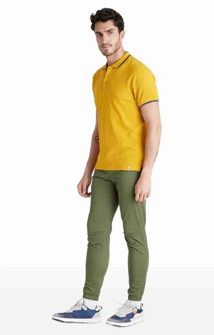 Olive Regular Fit Trousers