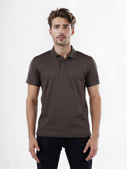 Celio* Chamonix Regular Fit Cotton Olive T-Shirt