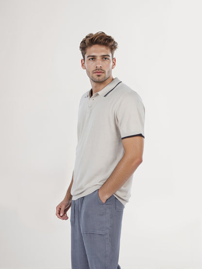 Celio* Men Beige Solid Regular Fit Cotton T-Shirt