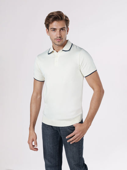 Celio* Men White Solid Regular Fit Cotton T-Shirts