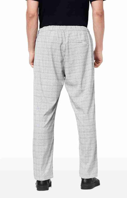 Grey Regular Fit Trousers