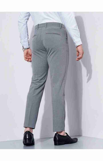 Grey Slim Fit Trousers