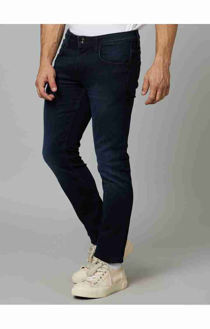 Navy Blue Slim Fit Jeans