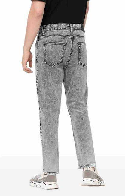 Grey Skinny Fit Denim Joggers