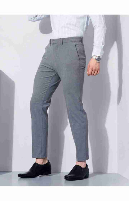 Grey Slim Fit Trousers