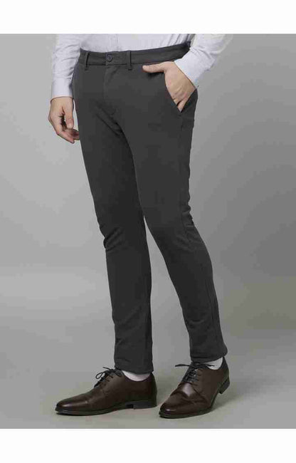 Grey Slim Fit Trousers