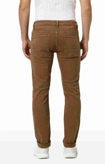 Brown Slim Fit Jeans