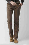 Celio* Cotton Regular Fit Brown Trouser