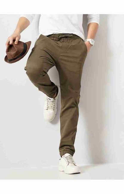 Brown Slim Fit Trousers