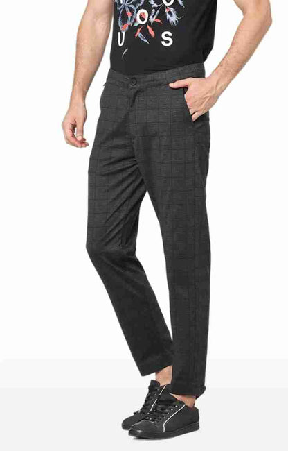 Grey Slim Fit Trousers