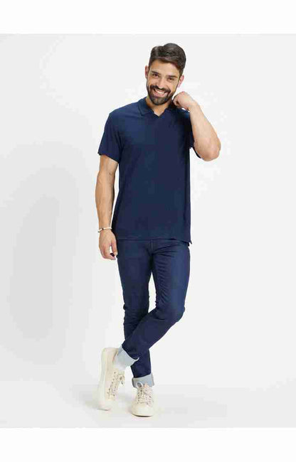 Navy Blue Skinny Fit Jeans