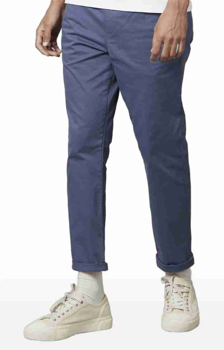 Blue Relaxed Fit Trousers