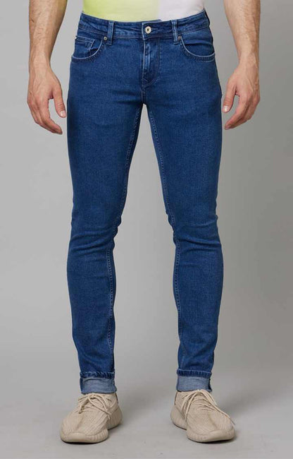 Navy Blue Skinny Fit Jeans