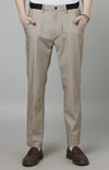 Celio* Workwear Poly-Blend Slim Fit Beige Trouser