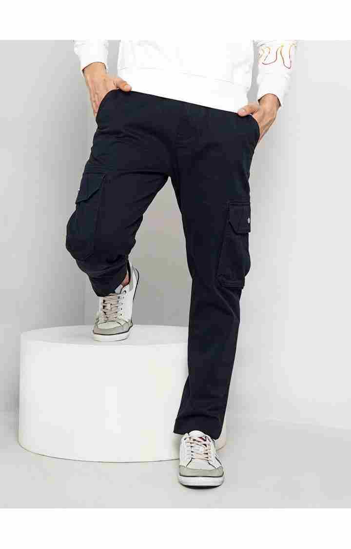 Black Regular Fit Trousers