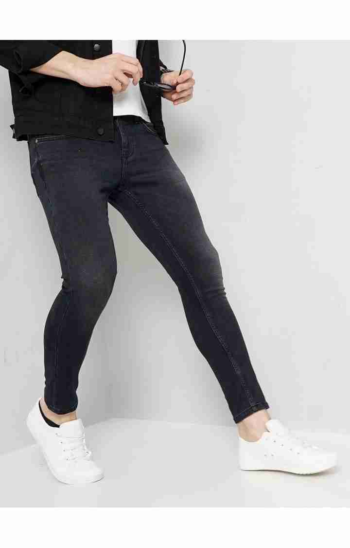 Black Skinny Ankle Length Jeans