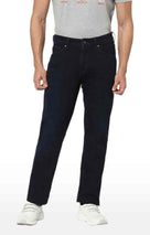 Celio* Cotton Straight Fit Navy Blue Jean