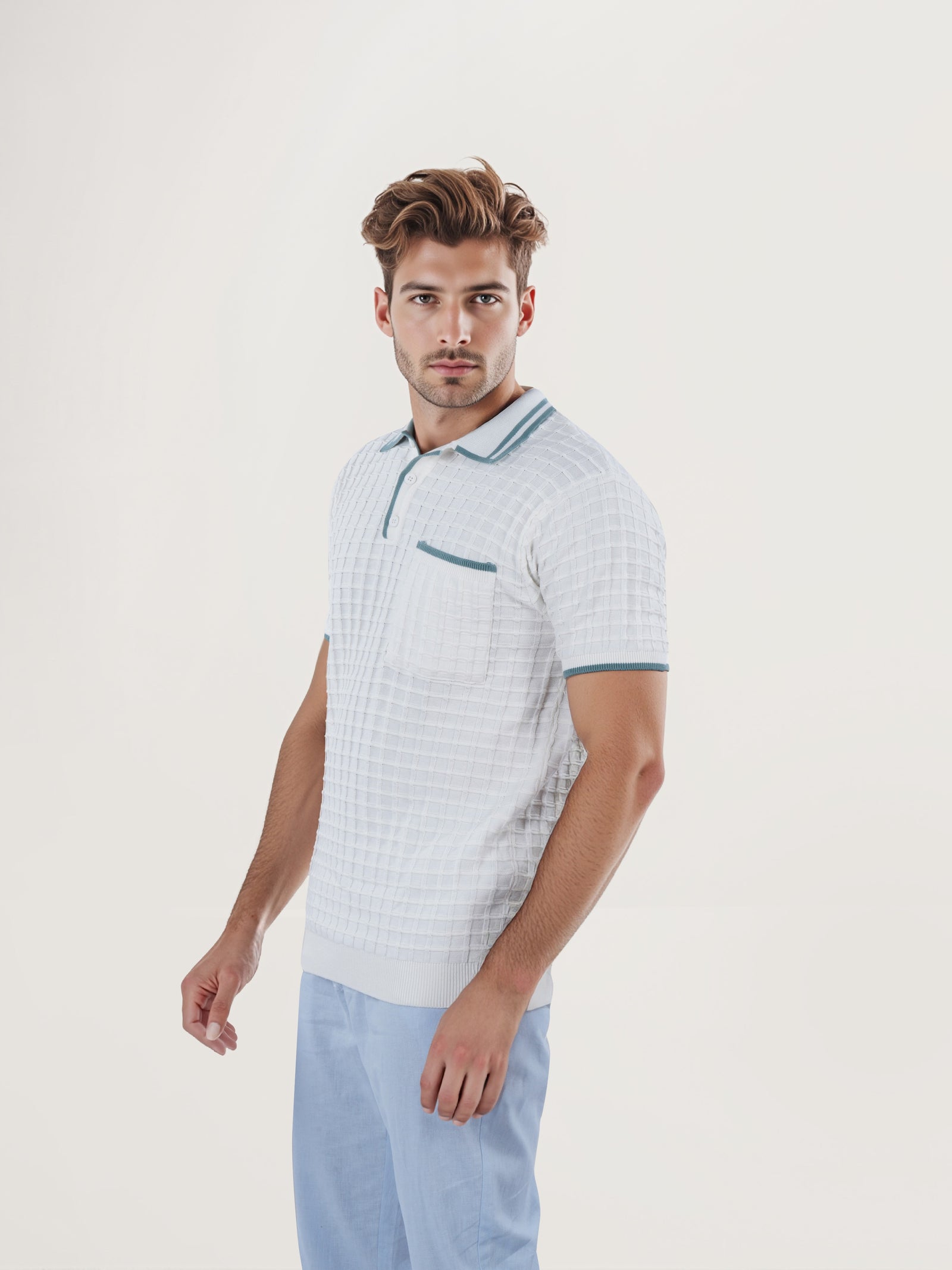 Celio* Men Off White Solid Regular Fit Cotton T-Shirt