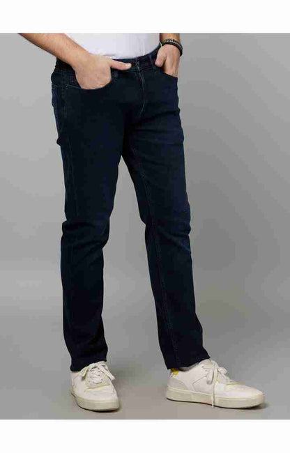 Blue Straight Slim Fit Jeans