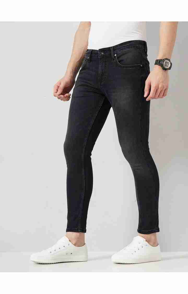 Black Skinny Ankle Length Jeans