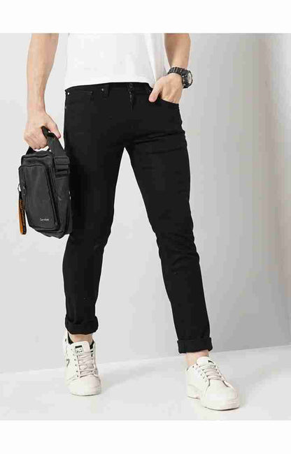 Black Slim Fit Stay Dark Jeans