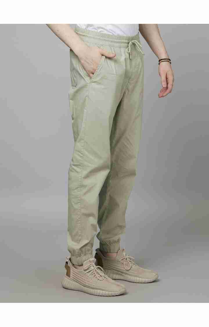 Green Slim Fit Trousers