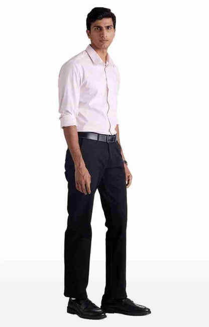 Black Straight Fit Trousers