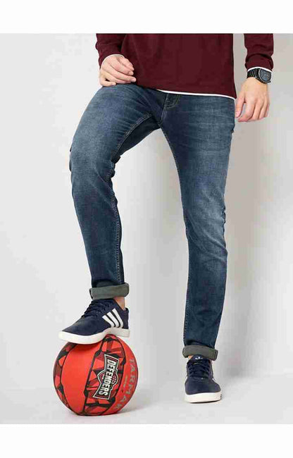 Navy Blue Slim Fit Jeans